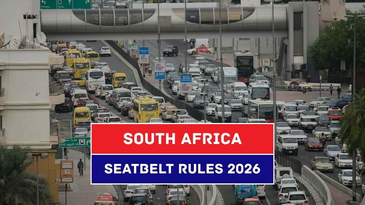 South Africa Seatbelt Rules 2026 Updated Law, Fine Amounts, and Driver Requirements